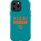 NFL Miami Dolphins Teal Performance Series iPhone 15 Pro Max Impact Case